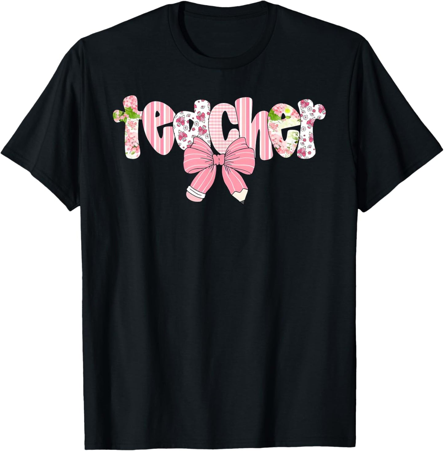 Teacher Coquette Bow Back To School First Day Of School T-shirt by TeeBrew