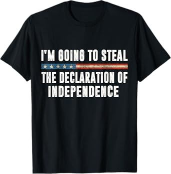 I'm Going To Steal The Declaration Of Independence T-Shirt