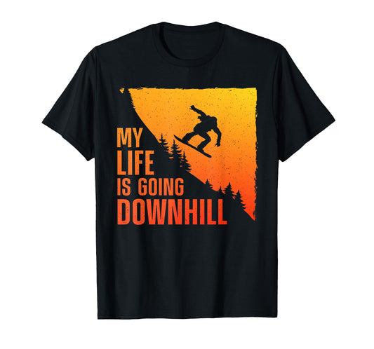 Cool Snowboarding Art for Men Women Snowboard Snowboarder T-Shirt