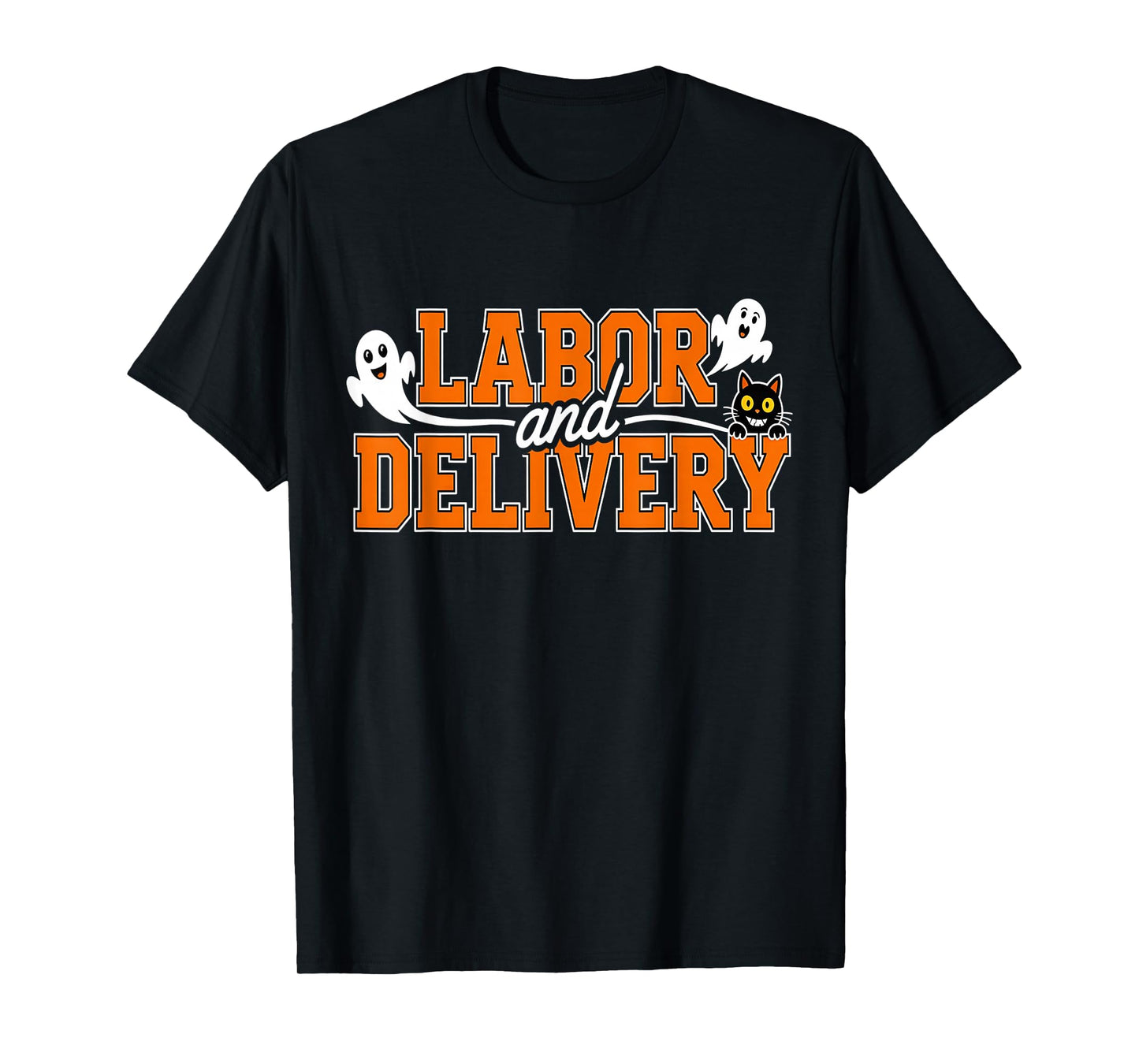 Spooky LD Nurse Shirt Labor and Delivery Squad Halloween T-Shirt