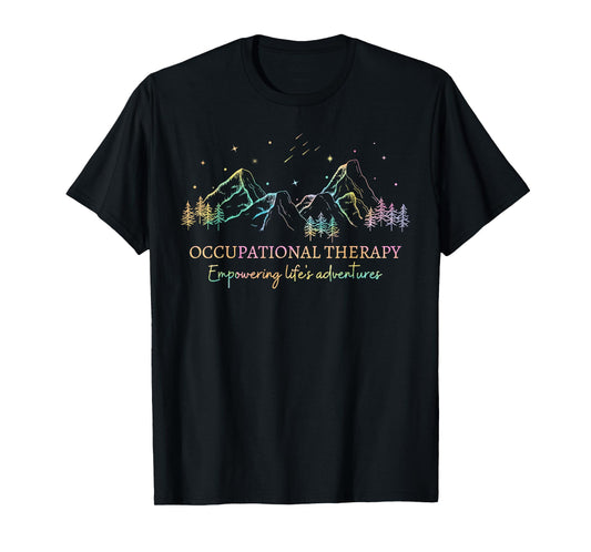 Tie Dye Occupational Therapy Empowering Life's Adventures OT T-Shirt