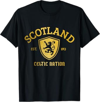 Scotland Est. 843 Scottish Pride Vintage T-Shirt