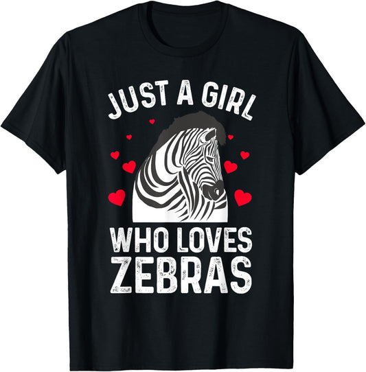 Cool Zebra Costume For Girls Women Kids Zebra Lover Zebra T-Shirt
