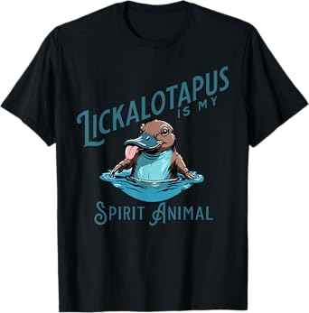 Vintage Funny Lickalottapus Is My Spirit Animal Lovers Meme T-Shirt