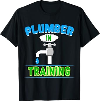 Plumbing Future Plumber in Training Kids Pipefitter T-Shirt
