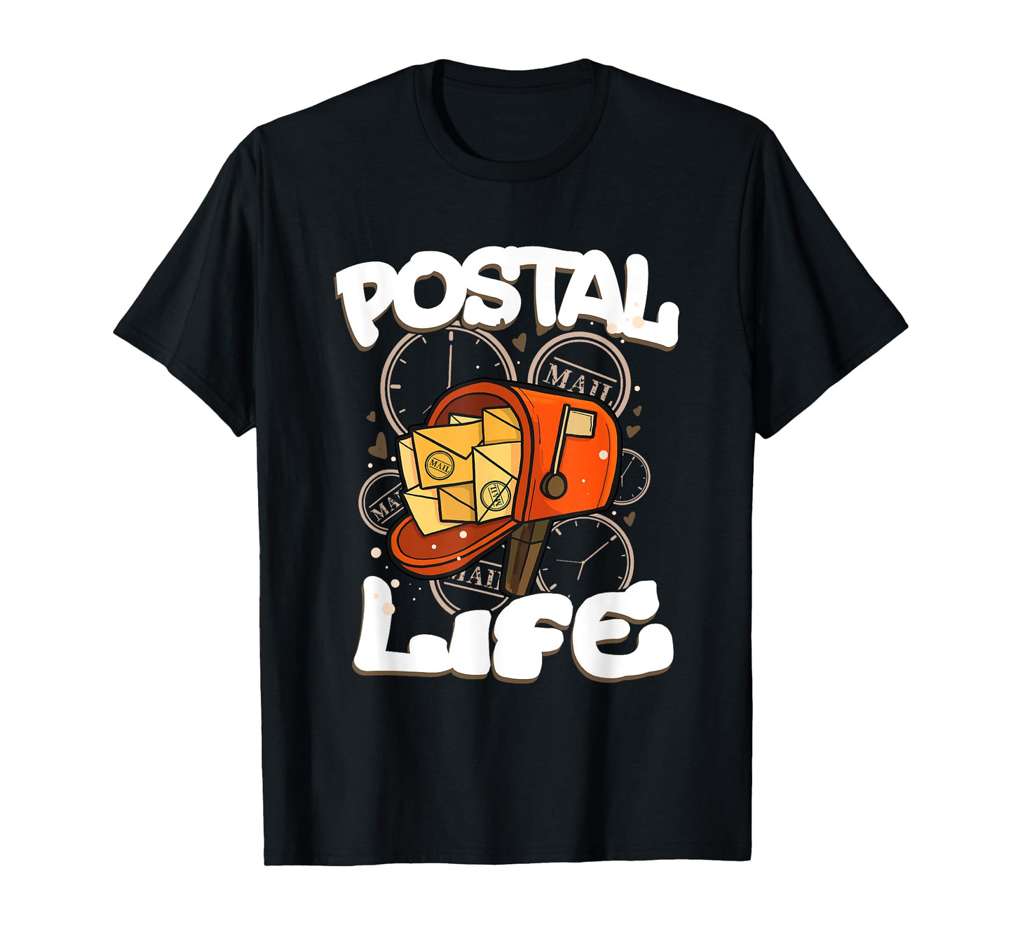 Postal Life Mail Delivering Staff Letter Carrier T-Shirt
