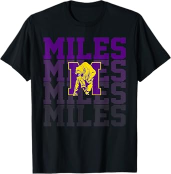 Miles College Arch Vintage Athletics for Men Women T-Shirt