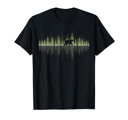 Outdoor Trees Reflection Wildlife Nature Animal Bear Forest T-Shirt