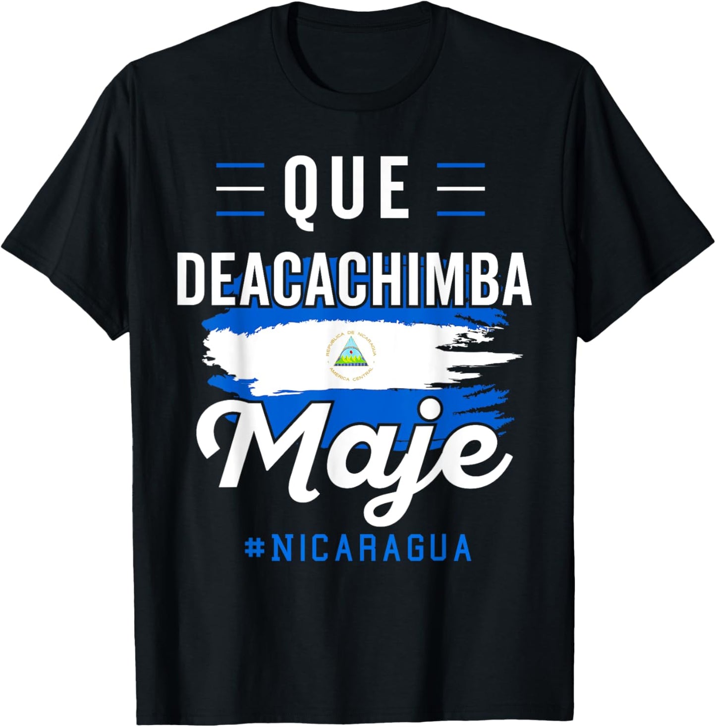Nicaragua Flag Camiseta Nicaraguan Nicoya Pinoleros Nica T-Shirt