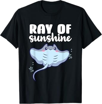 Ray Of Sunshine Stingray Manta Ray Kawaii T-Shirt