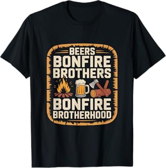 Beers Bonfire Brothers Bonfire Brotherhood T-Shirt
