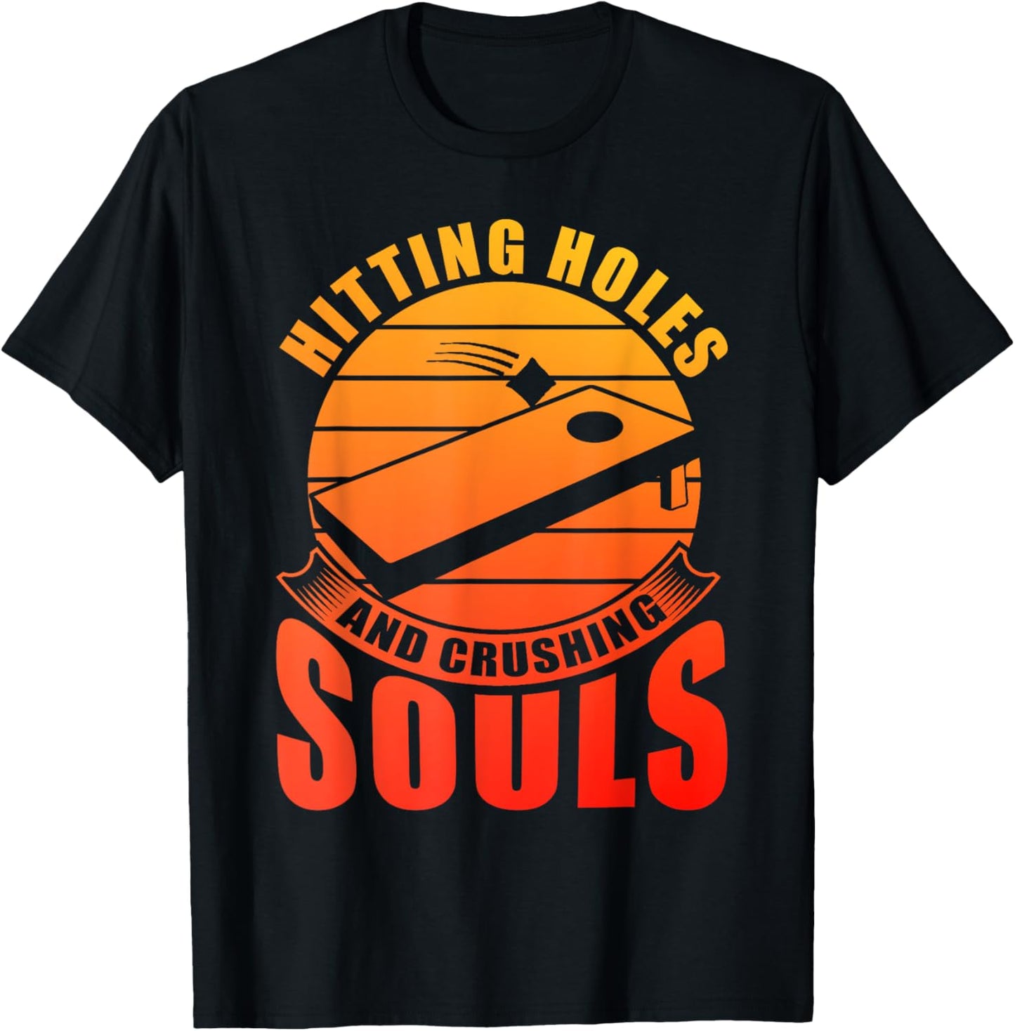 Cornhole Art For Men Women Adult Cornhole Player Corn Hole T-Shirt