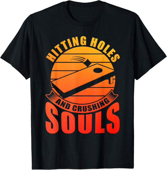 Cornhole Art For Men Women Adult Cornhole Player Corn Hole T-Shirt