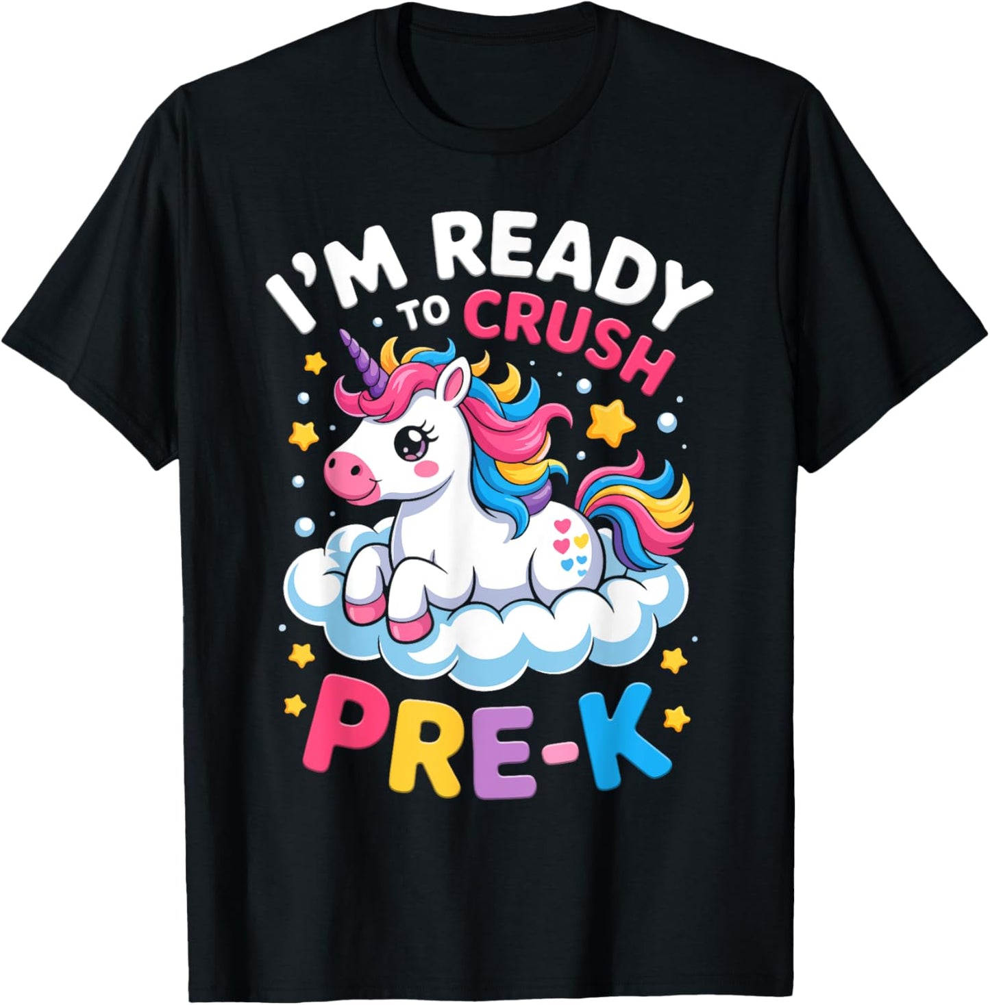 First Day Of Preschool I'm Ready To Crush Pre-k Unicorn Kids T-shirt by TeeBrew