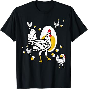 Vintage Roseanne Chicken - Funny Roseanne Rooster and Egg T-Shirt