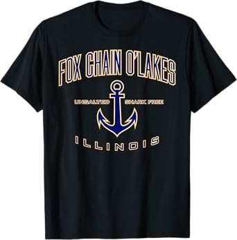 Fox Chain O'Lakes IL Shirt for Women, Men, Girls & Boys T-Shirt
