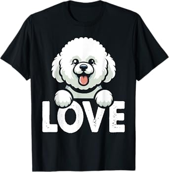 I Love My Bichons Frise Dog Lover T-Shirt