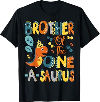 Brother Of The One-A-Saurus 1St Birthday Dinosaur Party T-Shirt
