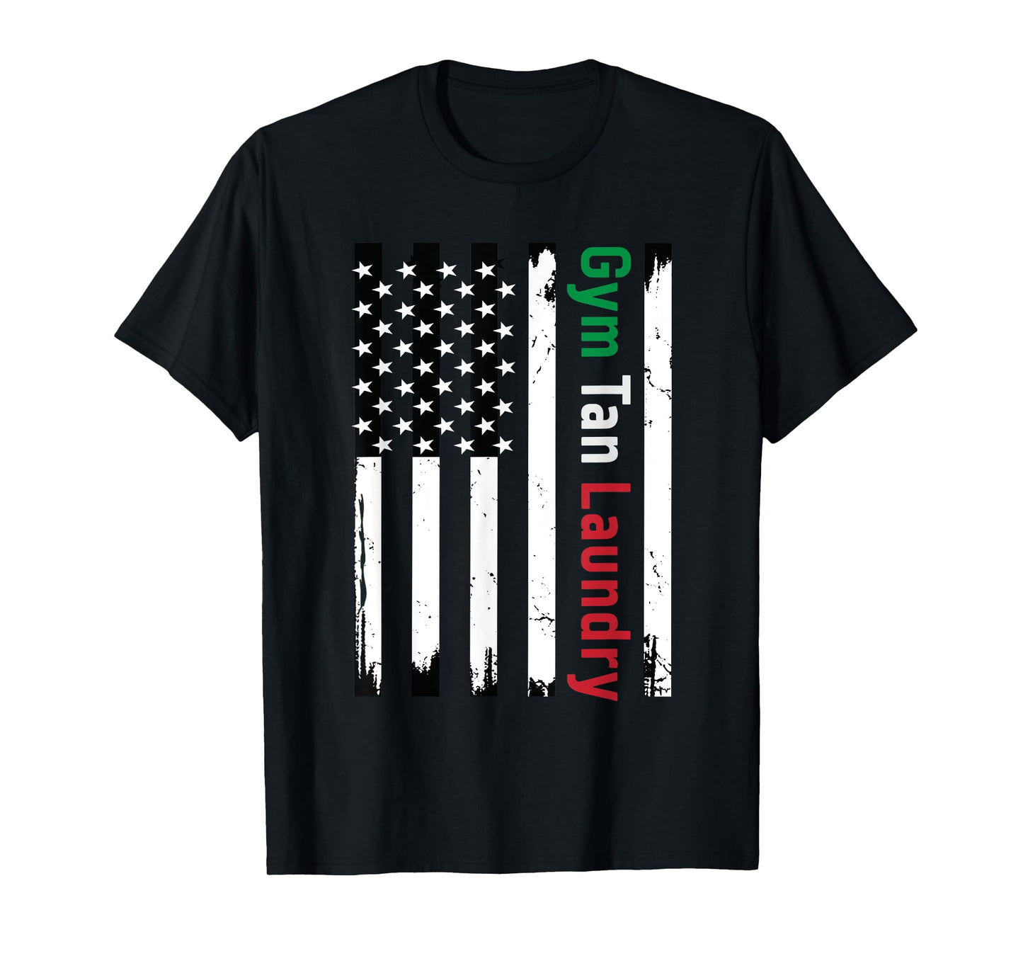 Gym Tan Laundry GTL New Jersey Garden NJ Shore Italian Flag T-Shirt