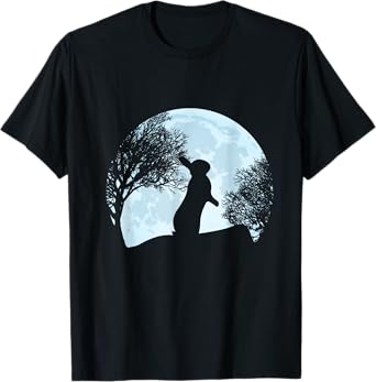 Easter Rabbit Blue Moon T-Shirt T-Shirt