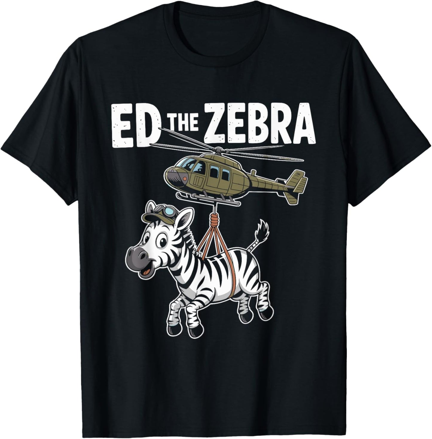 Ed The Zebra Captured T-Shirt