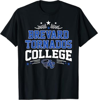 Brevard Tornados College Arch Vintage Design for Men Women T-Shirt