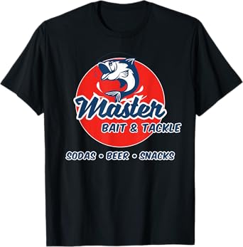 Master Bait And Tackle T-Shirt Funny Adult Humor T-Shirt