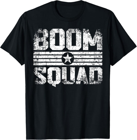 Boom Squad 4th of July & New Year's Eve Firework T-Shirt