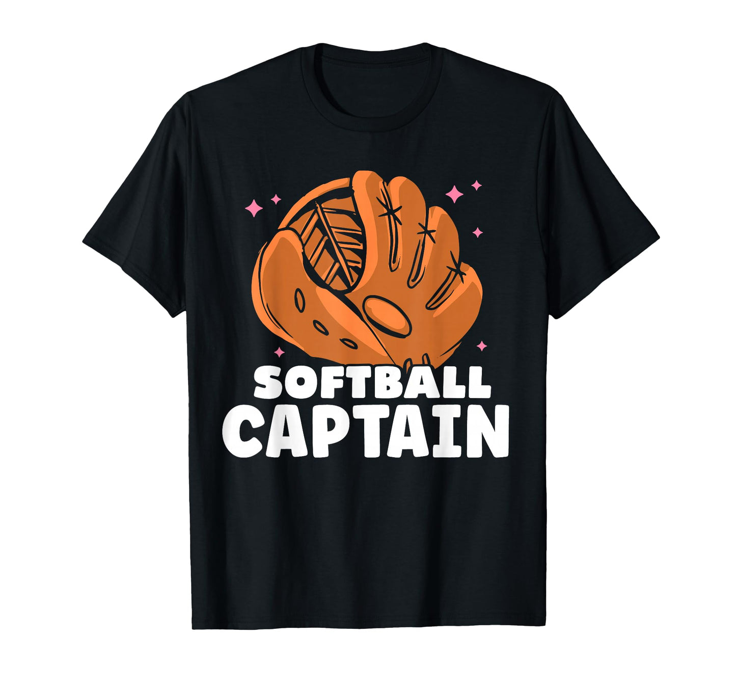 Softball Captain Cute Softballer Player Match Softball T-Shirt