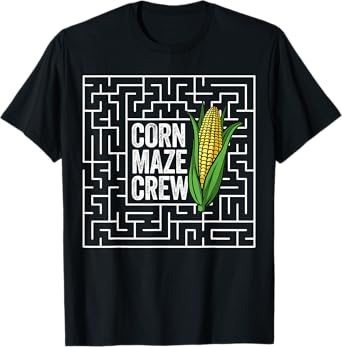 Corn Maze Crew Corn Maze Funny Halloween Corn Maze T-Shirt