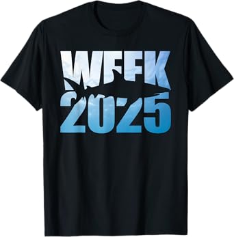 2025 Week Animal Sea Wildlife Shark Lover Awareness Matching T-Shirt