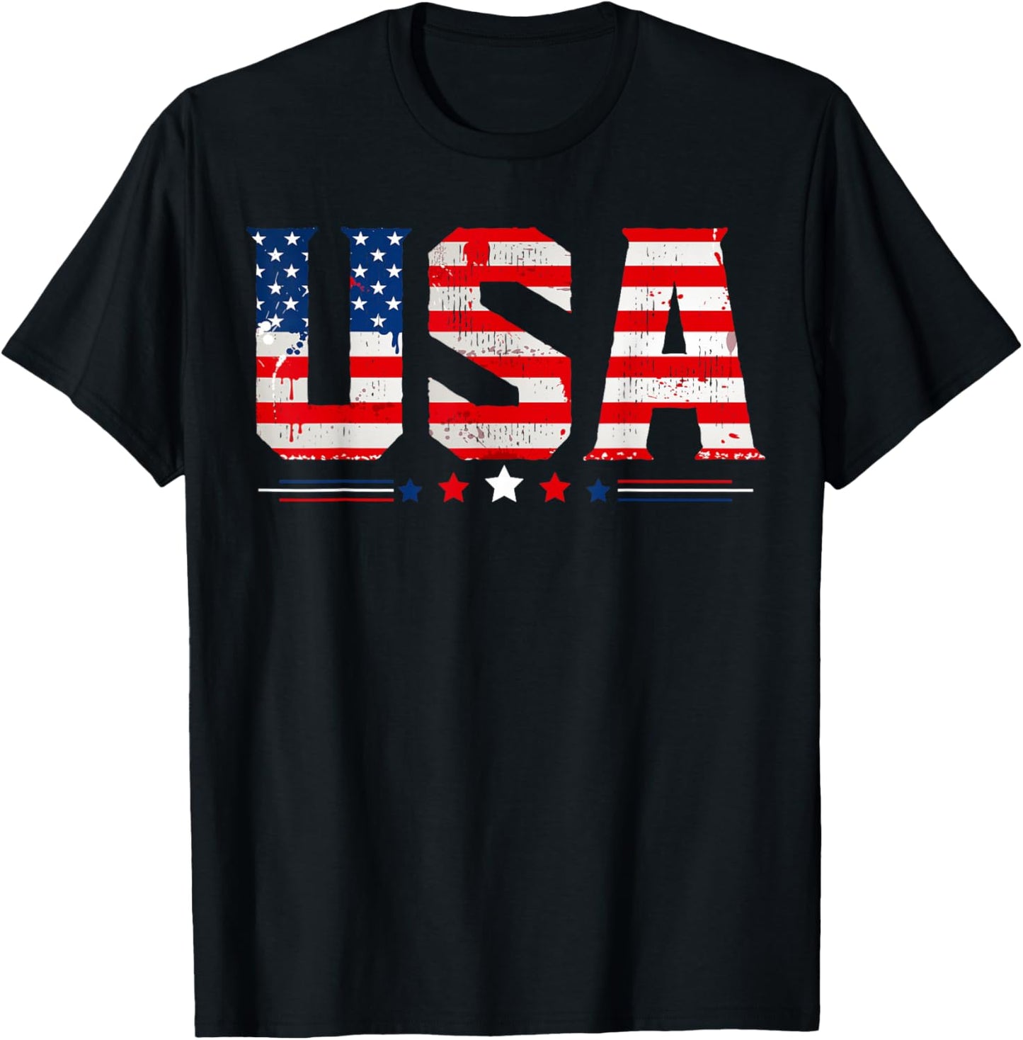 American Flag Usa United States Of America Us 4th Of July T-shirt