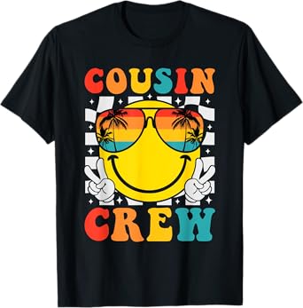 Cousin crew 2025 Summer Vacation Beach Family Trips Matching T-Shirt