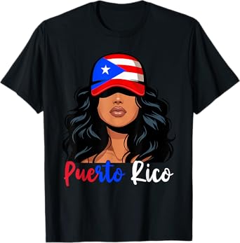 Puerto Rican Girl Puerto Rico Flag Proud Boricua Women T-Shirt