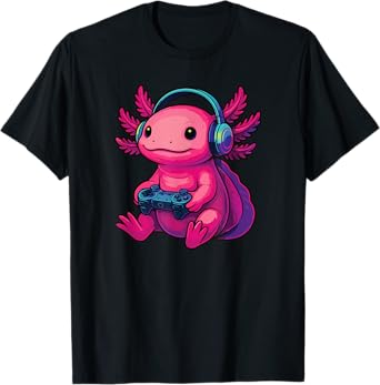 Axolotl Funny Video Games Gaming Axolotl T-Shirt