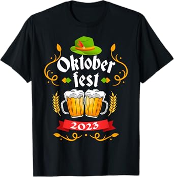 Oktoberfest 2023 Funny Oktoberfest 2023 Costume Men Women T-Shirt