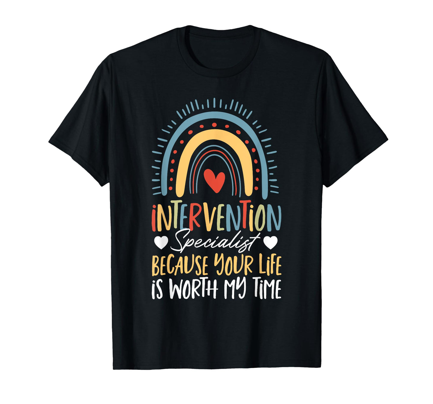 Intervention Teacher Interventionist Intervention Specialist T-Shirt