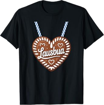 Lausbua Gingerbread Heart German T-Shirt