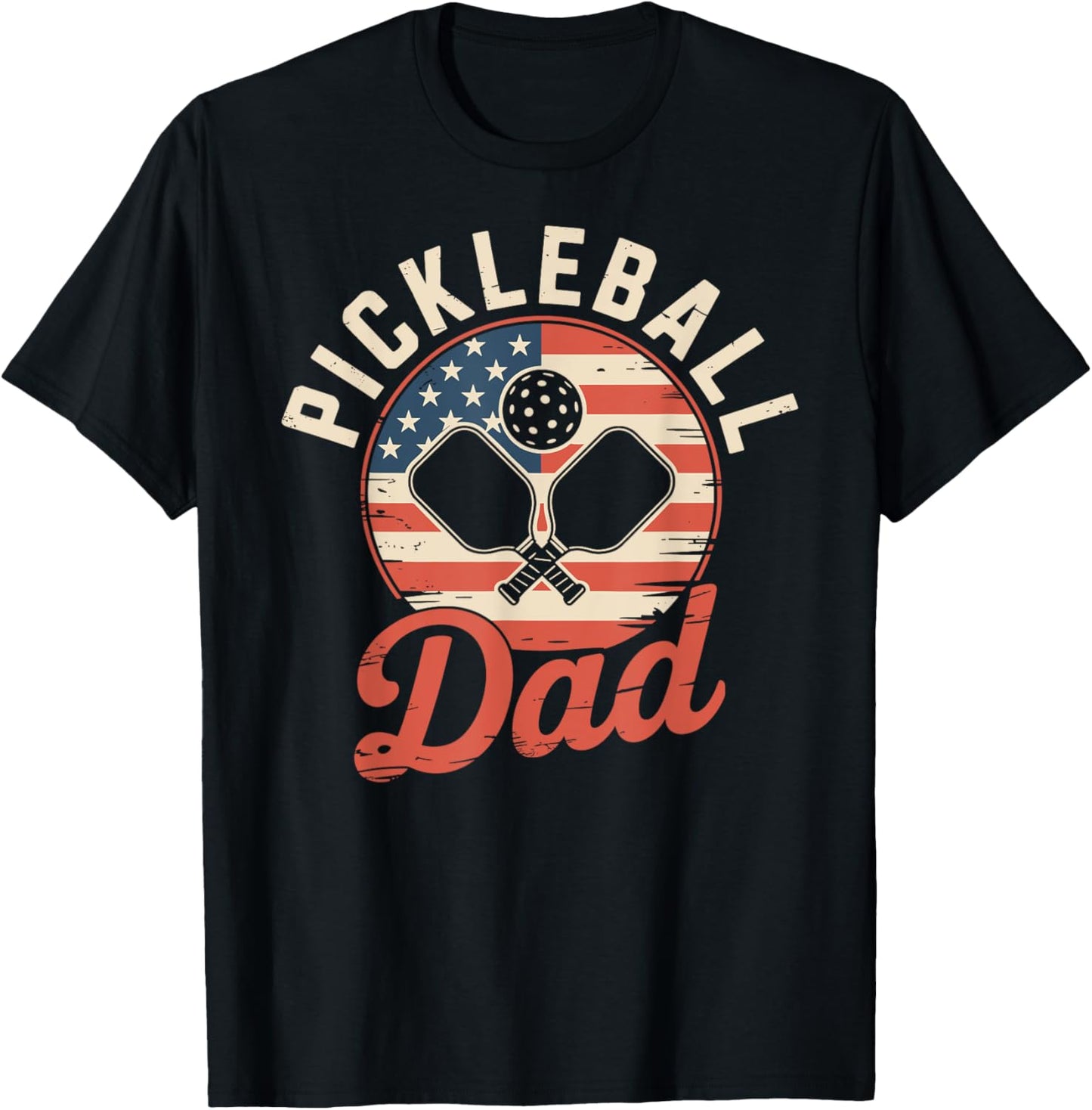 Pickleball Dad Fathers Day T-Shirt