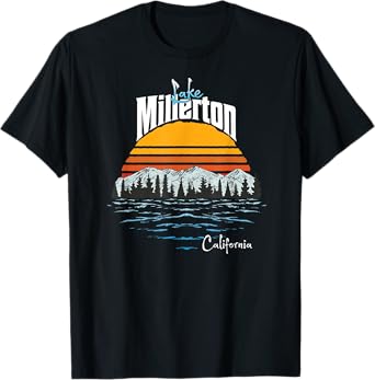 Vintage Lake Millerton California Souvenir T-Shirt