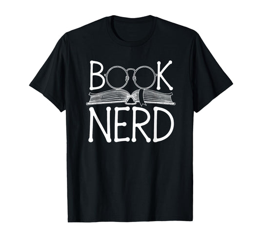 Book Nerd Retro Style Readers Librarians Authors Bookworms T-Shirt