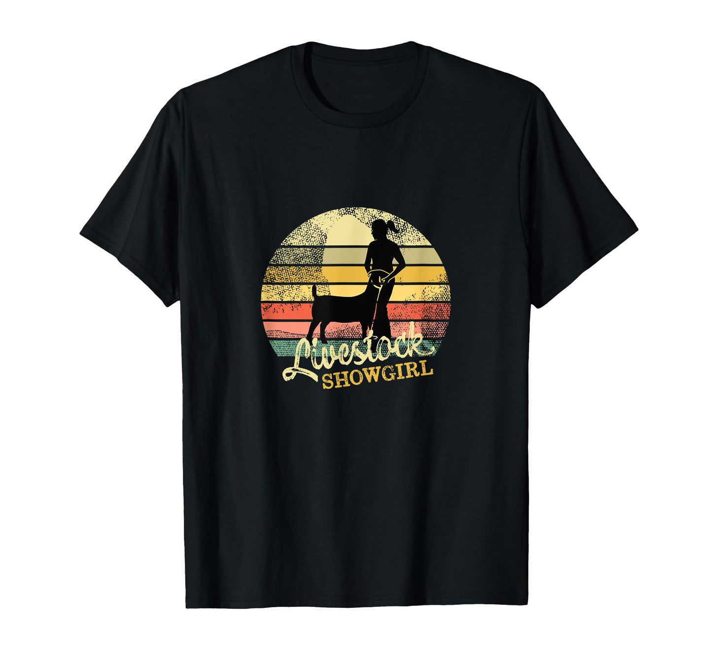 Livestock Showgirl - Fun Showing Goats At The Fair T-Shirt