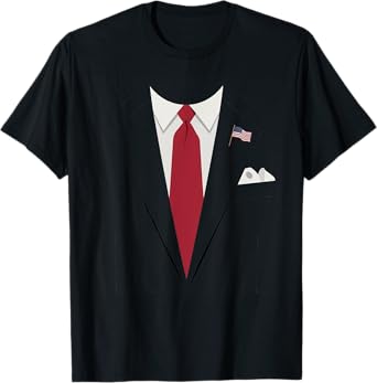 USA President Suit Easy Halloween Costume T-Shirt