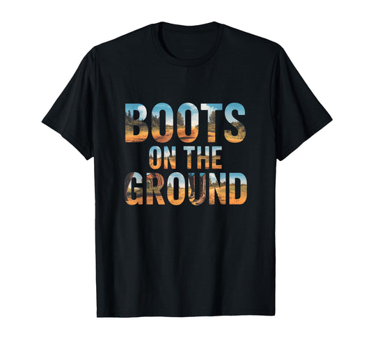 Boots On Da Ground Western Linedance T-Shirt