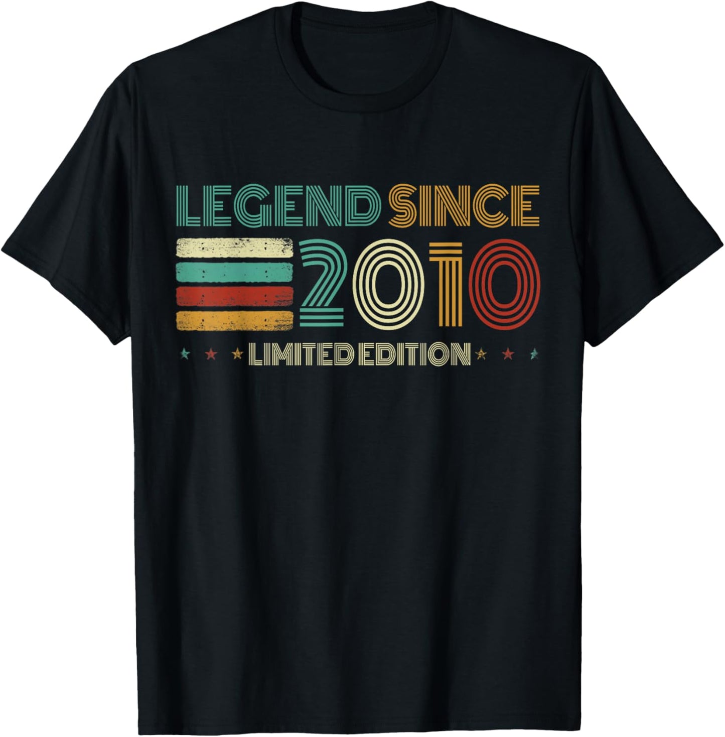 15 Years Old Legend Since 2010 15th Birthday T-Shirt