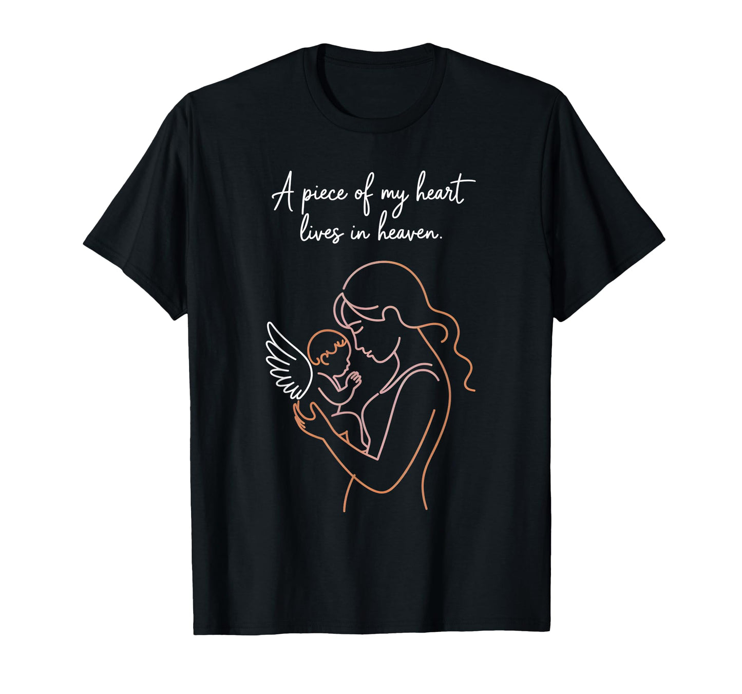 Mom of an Angel Mothers Day Heaven Baby Infant Loss Memory T-Shirt