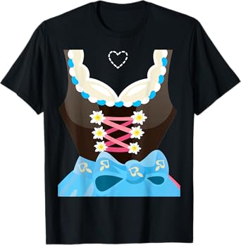 Dirndl Costume Tee Oktoberfest Bavarian Munich Beer Festival T-Shirt