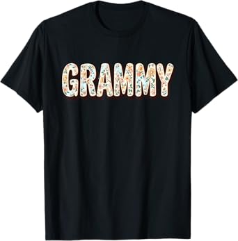 Wildflowers Grammy Floral Mother's Day Grammy T-Shirt