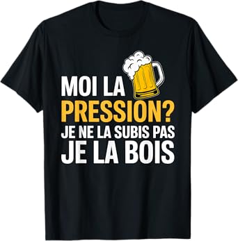 Me Pressure I Drink Humor Funny Beer Draft T-Shirt