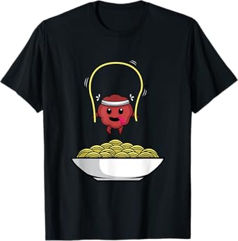 Spaghetti Meatballs Fitness Trainer T-Shirt